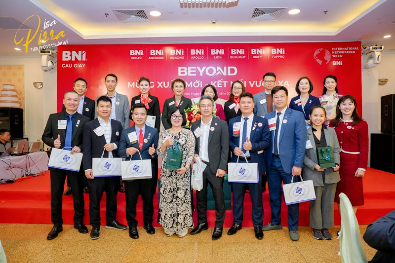Pisa Pizza chinh phục 300 chủ doanh nghiệp tại sự kiện "BNI BEYOND - Mừng xuân mới - Kết nối vươn xa"